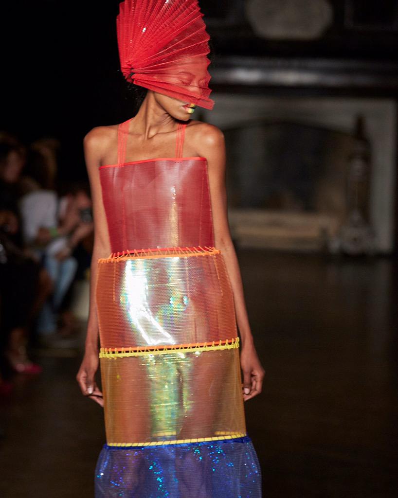 ArtHeartFashion's tweet photo. #sandhyagarg at #artheartsfashion #nyfw #cfda at #thehighlinehotel #aidshealthcarefoundation #theorganicface http://t.co/aCnYFV7TIz