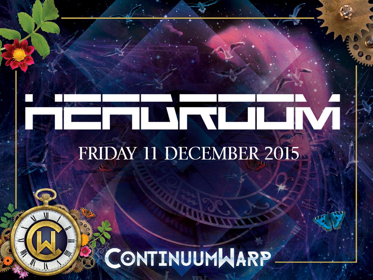 ContinuumWarp's tweet photo. Performing on Friday 11th December 2015, on the massive "Pyramids of Happiness" stage, are you ready for HEADROOM ! http://t.co/OBXq5qY7NS