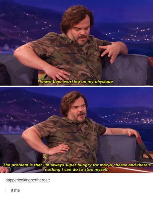 iadorewomen_'s tweet photo. Jack Black is me 😩 http://t.co/OaZqXgxZBg