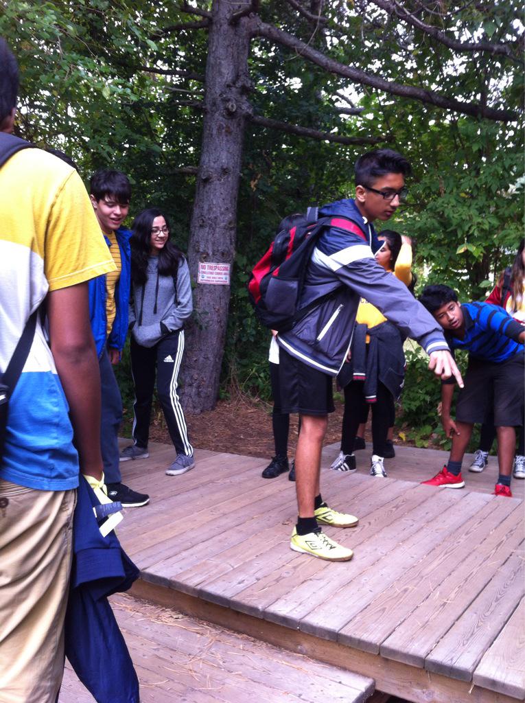 oscar_stam's tweet photo. Team building activities with bloor ci grade 9s at adventure valley. http://t.co/WAOi3ZC6WV