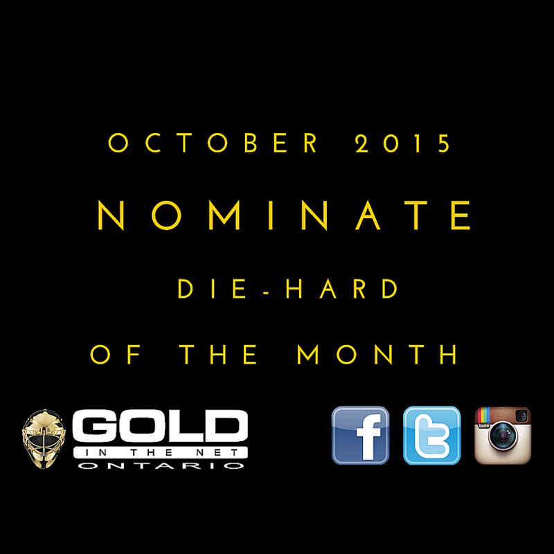 Nominate Die-Hard Goalie of the Month for October by Oct 2  #GITN #hockey #goalie ow.ly/SNETw