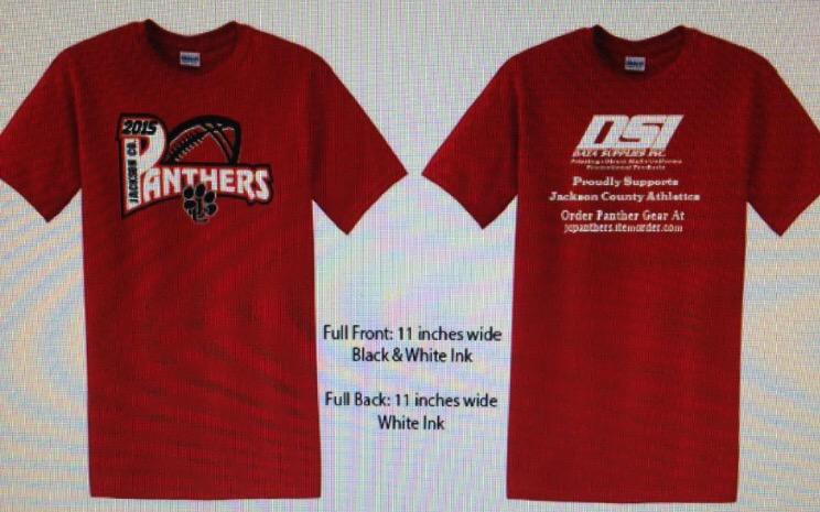 JCPantherAth's tweet photo. Friday's home football game will be a RED out. Thanks to DSI we will be handing out free tshirts with a paid ticket http://t.co/b0En4bfGkH