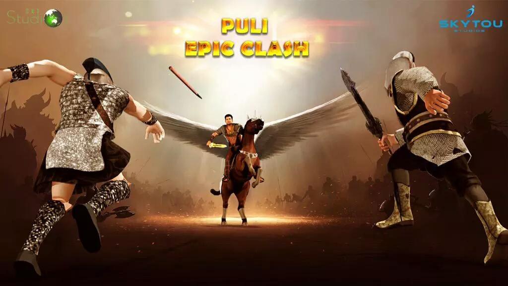 itsyuvayuvi's tweet photo. Some new stills from #Puli3Dgame *ing @actorvijay @shrutihaasan @ihansika @SrideviBKapoor 
 #PowerPackedPuliBookings http://t.co/83ivfG44GA