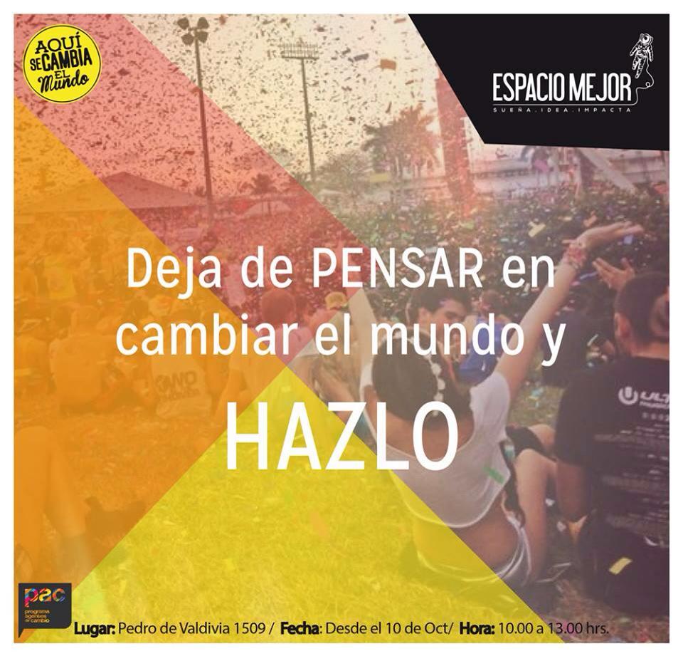 Alumnos de 3y4to medio #Santiago #PAC2015