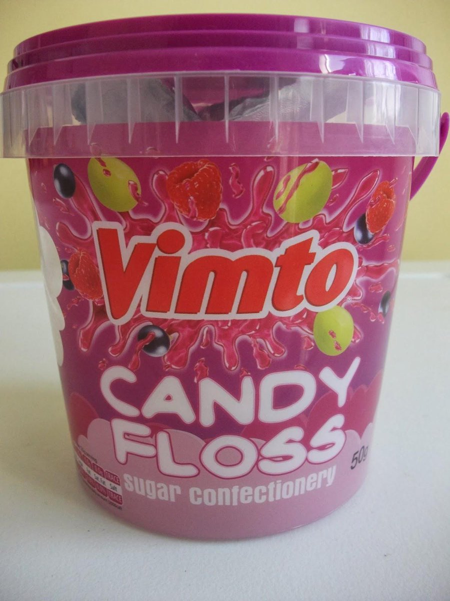 It's time to raid the sweet box. What's your favourite afternoon sweet treat? We love #Vimto candyfloss!
