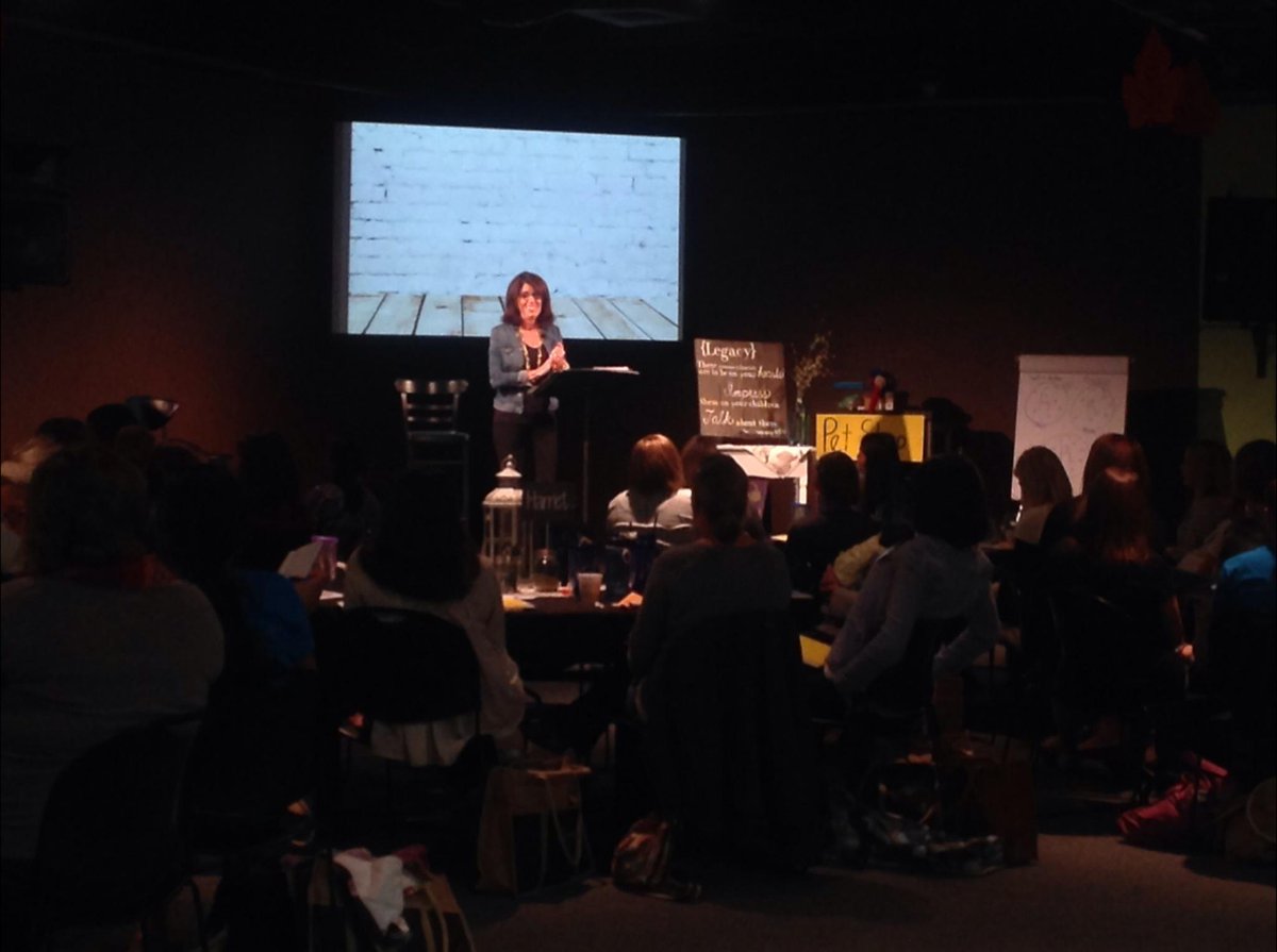 abc_thrive's tweet image. Sarah Eggerichs shares with young moms at ABC Moms @adabible @WomenatABC