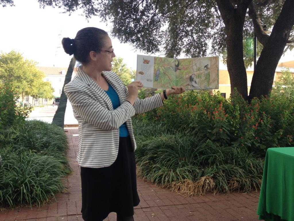 UNT_Libraries's tweet photo. "And Tango Makes Three." #BannedBooksReadout #BannedBooksWeek http://t.co/BJNnFGO2TP
