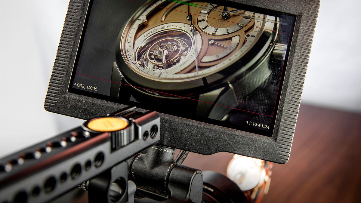 NEWDAY_studio's tweet photo. We are capturing the art of watchmaking for the global branding of @GronefeldTime. http://t.co/sAG7UAHzcG