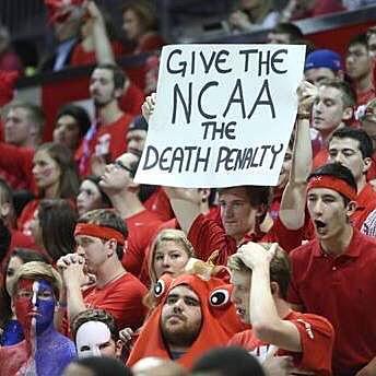 _ChristinaCox_'s tweet photo. This is how all SMU Athletic fans are feeling today. Lots of disappointment and anger on SMU's campus. http://t.co/BY6PSCw6da