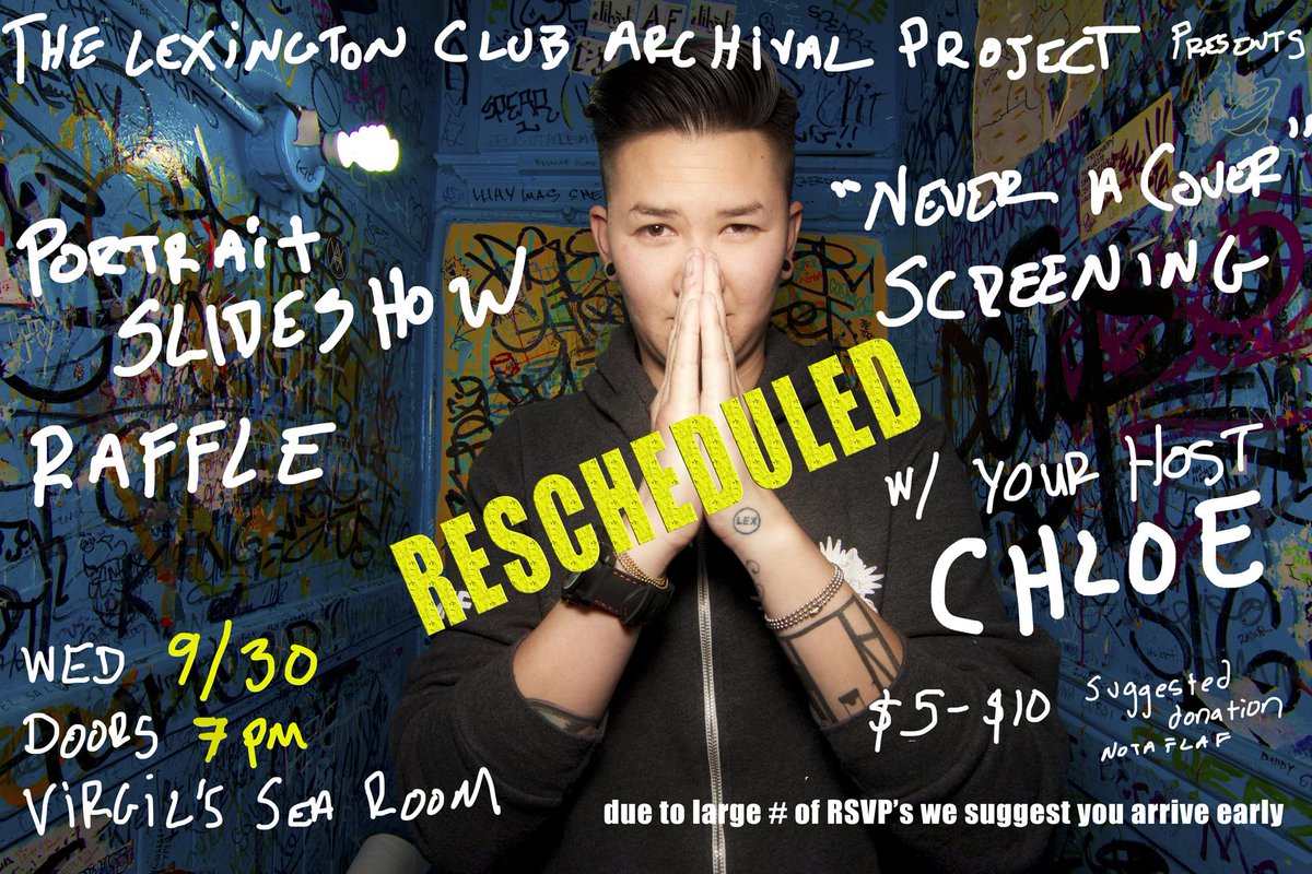 Lex_Club_Doc's tweet photo. Reminder: Tomorrow's event @Virgilssf will fill up! Get there early to get a spot on patio where film is screening! http://t.co/dxzFMEJxpV