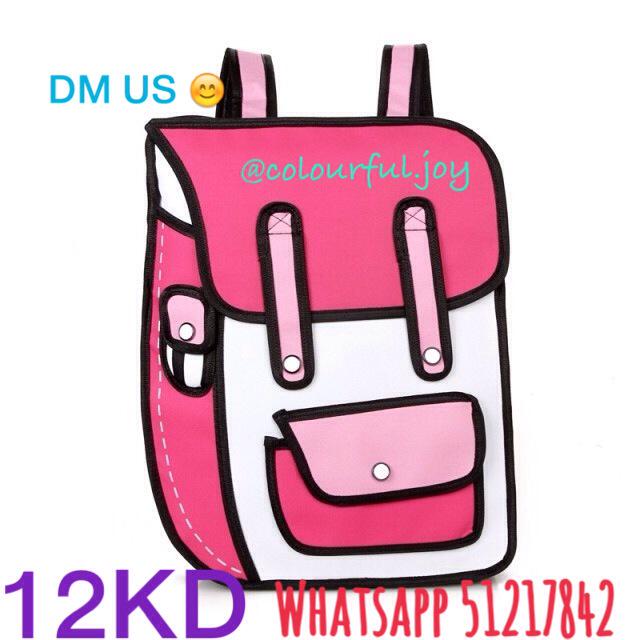 colourfuljoy's tweet photo. Who wants these cool  looking bags  
Get yours here  @colourfuljoy منو يبي من هل جناط العجيبة 🙈😜 طلبوها من عندنا http://t.co/qAiHkeL3FG