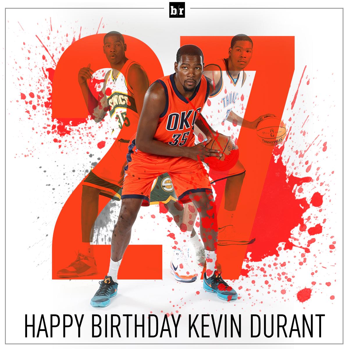 Happy 27th birthday to Kevin Durant! 