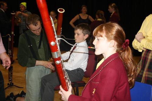 cslcardiff's tweet photo. Junior pupils enjoying trying out new instruments, following the @SerenWinds performance of Hansel &amp; Gretel http://t.co/EbQW4mgr8F