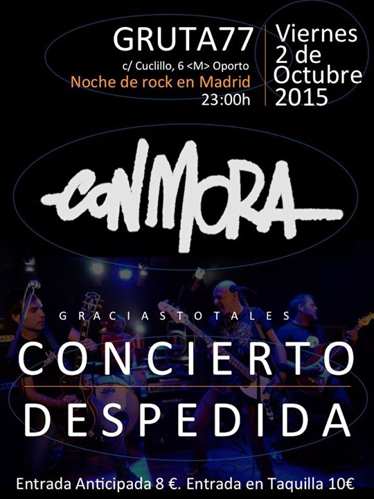 Otrasemanaradio's tweet photo. Podcast con entrevista a @conmora previa a su concierto de despedida en @gruta77madrid http://t.co/q0GVUFWZ9W http://t.co/hymUSlkT01