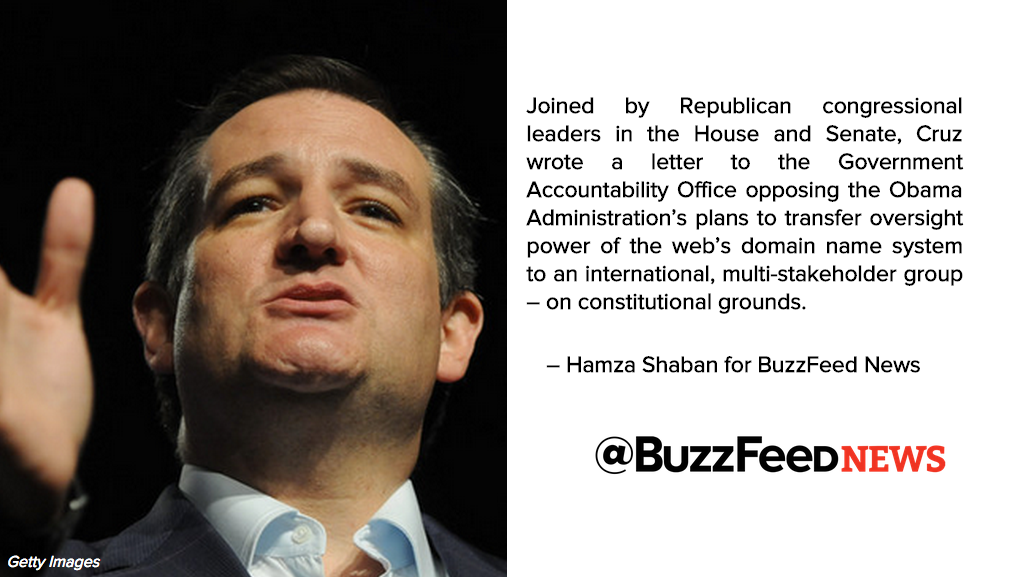 Ted Cruz Raises Constitutional Objections To The U.S. Giving Up Internet Go...