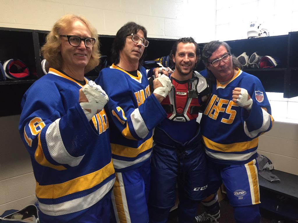 My new line mates in tonight's game!!!!