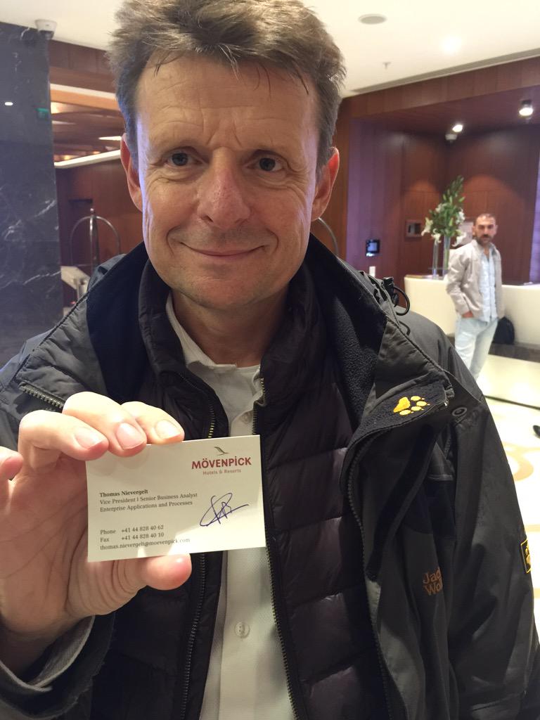 RonaldParlan's tweet photo. Signed business card as approved by Floor #mpwwit15 http://t.co/E07UT9ljIR