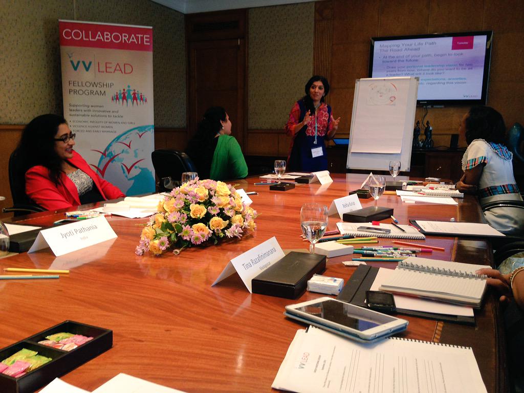 jmspacek's tweet photo. #VVLead fellow Rekha Kurup sharing her leadership journey during the #P2PXchange #NewDelhi @VitalVoices http://t.co/lfAwvxshMF
