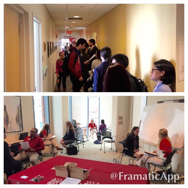 Love it when u r doing a #jobfair &amp; there are lines of students waiting to speak to <a href="/target/">Target</a> reps!! <a href="/MCPHS/">MCPHS</a>
