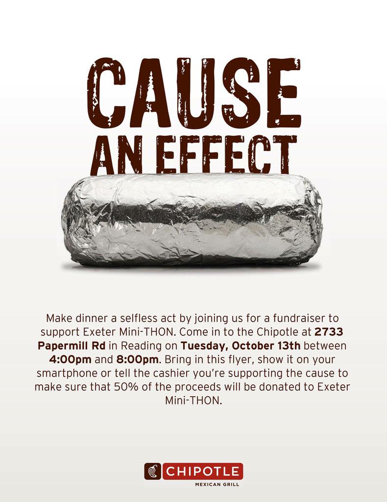 Mr_Exeter's tweet photo. Show your support and get great food! Screen shot this picture and show it at the Wyo Chipotle! 😁🔷 http://t.co/tQXHJ4qZZr