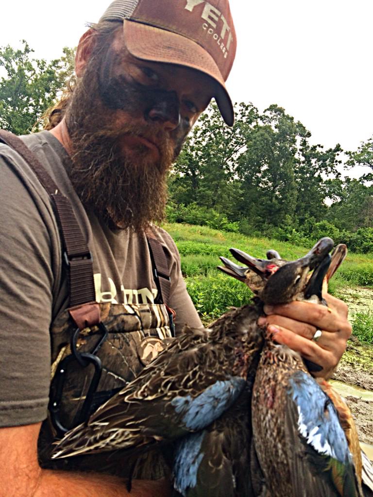 Last day of teal season was a goodun. <a href="/JaseDuckman/">Jase Robertson</a> <a href="/Duck_Commander/">Duck Commander</a> <a href="/hevishot/">HEVI-Shot</a> #cutem