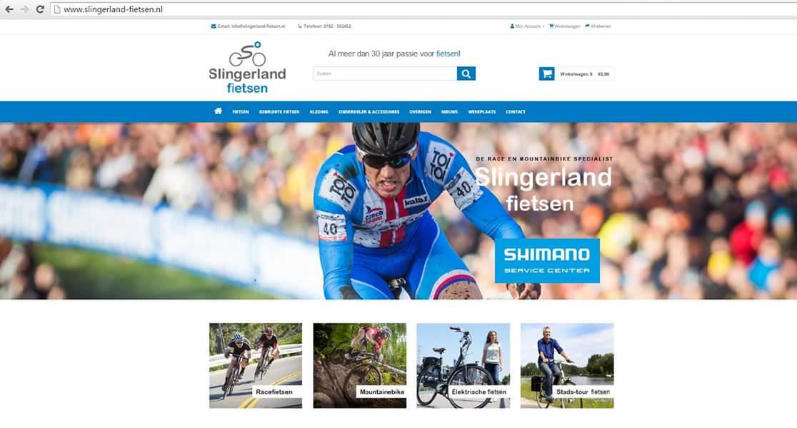 Vanaf vandaag is onze nieuwe website met webshop online, slingerland-fietsen.nl! We zijn benieuwd naar jullie mening.