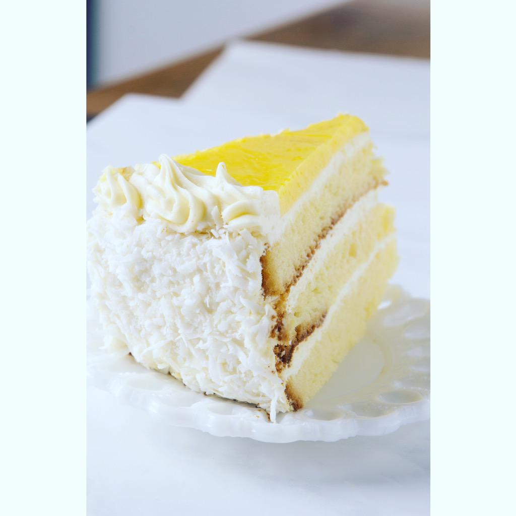BakedBakeryCafe's tweet photo. In our opinion, it's never too early to eat cake. 🍰🍴😌 #LemonCoconutCake #bakedinprovo #provorocks http://t.co/77mzJbF6Yv