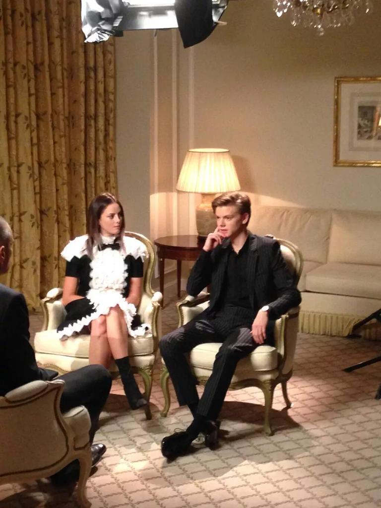 MazeRunnerWW's tweet photo. Kaya Scodelario &amp; Thomas Sangster in Paris for #ScorchTrials premiere [via @RencontresC] http://t.co/2RCqkuajo7