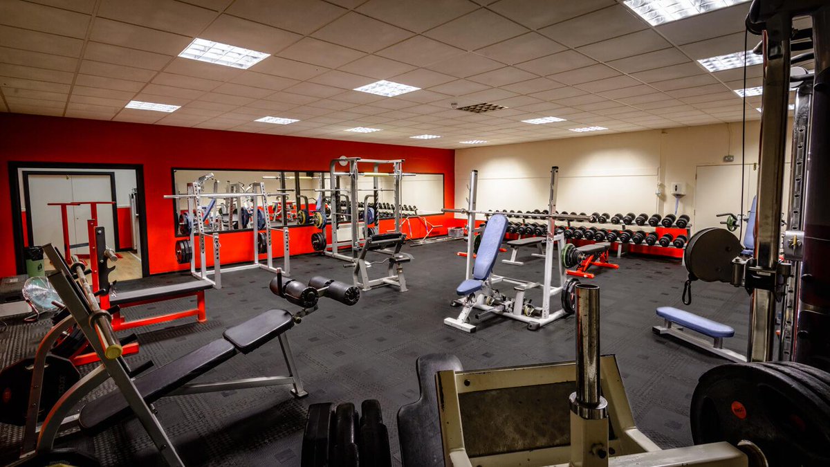 red and black gym
