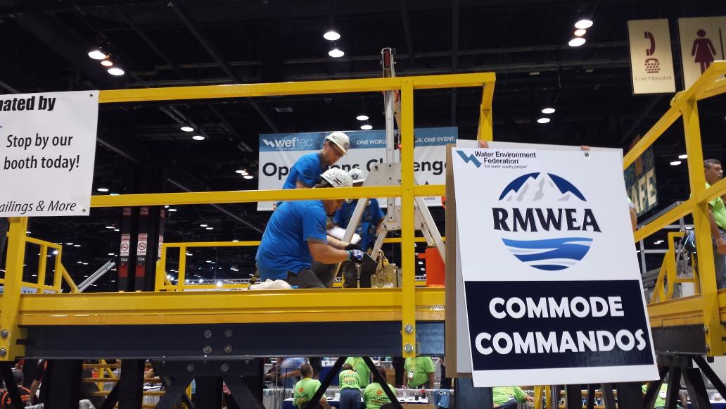 RMWEA's tweet photo. The Commode Commandos are ready for the safety event #opschallenge #WEFTEC15 http://t.co/ybj9NwmBv2