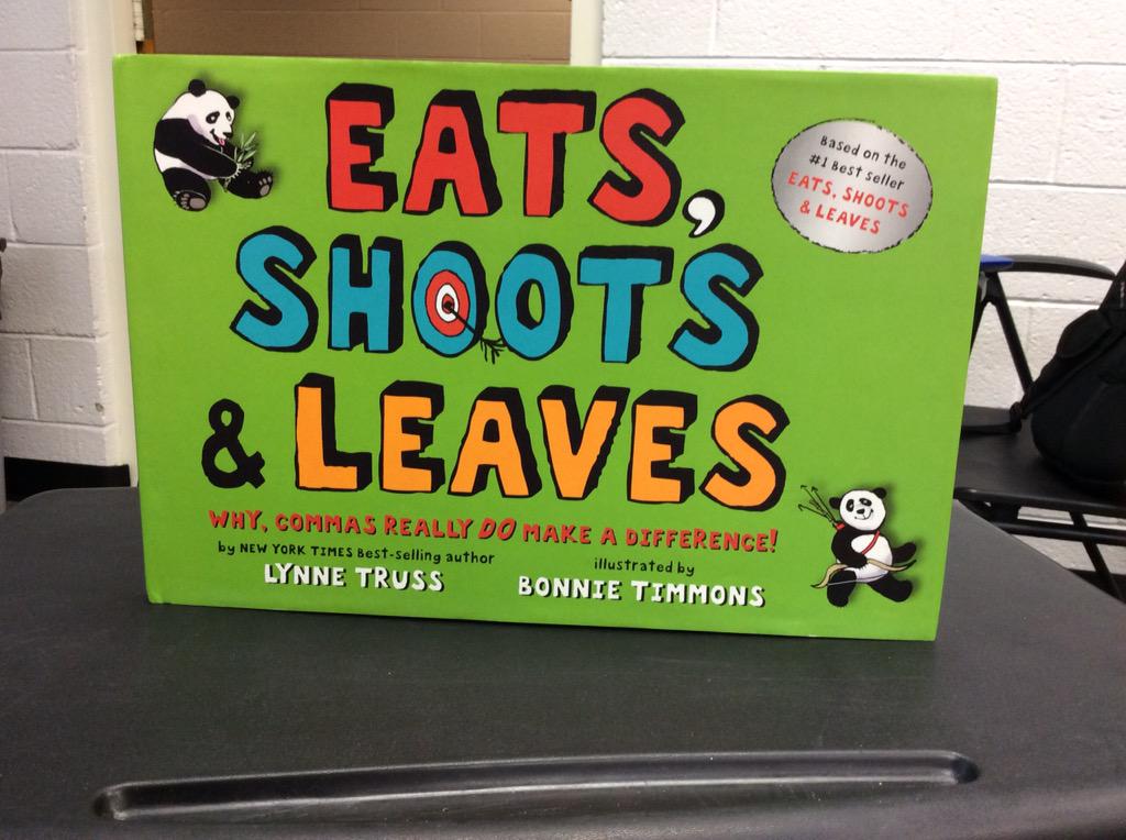 gparisi10's tweet photo. This book is a great way for students to understand how punctuation can change the way you read!! #RiderBookStudy http://t.co/GkIlyKCqu7