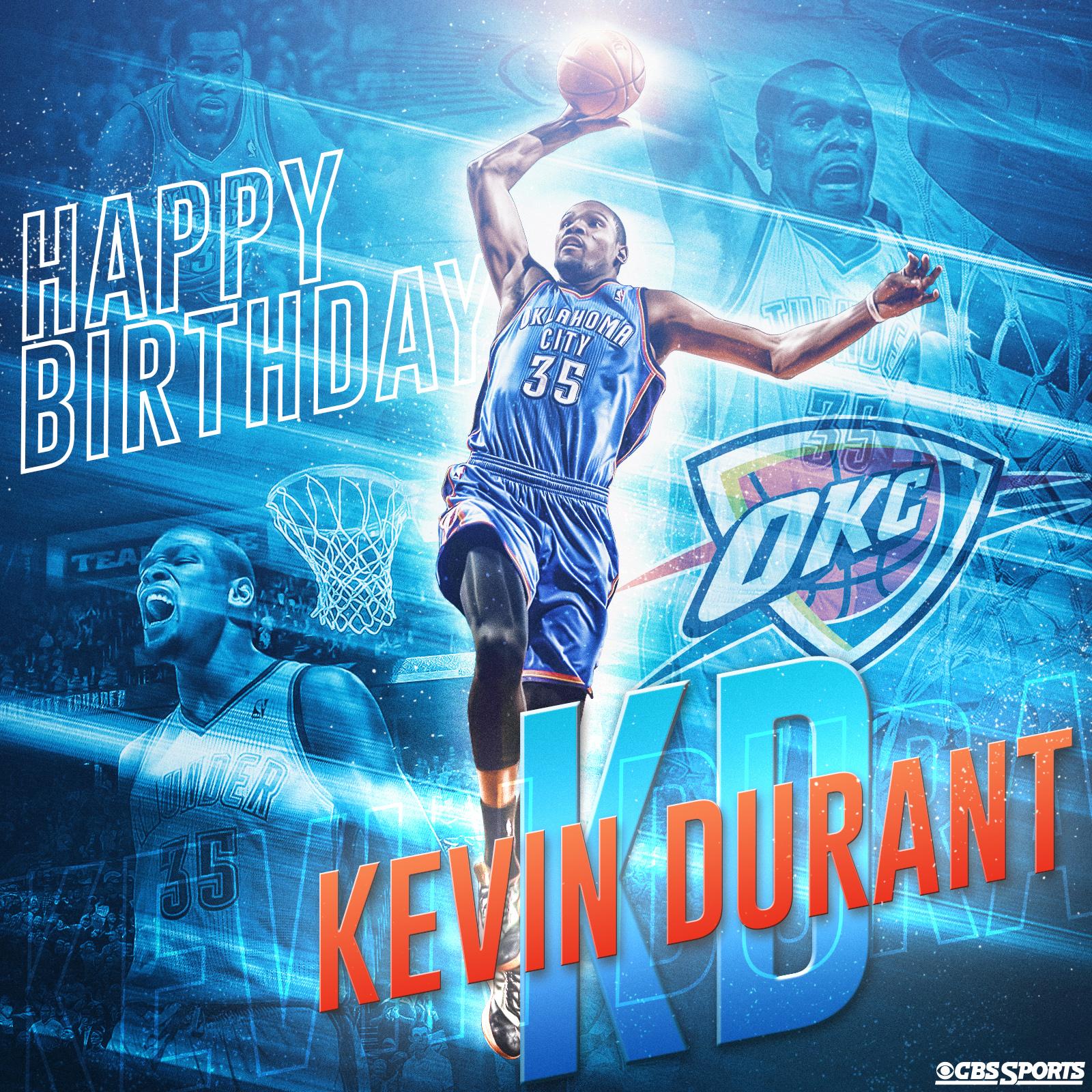 A very Happy Birthday to Mr. Kevin Durant. 