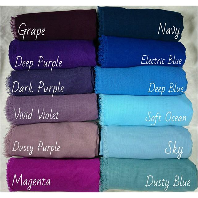  Warna Jilbab Katun Rawis Pict Hijab and Jilbab 