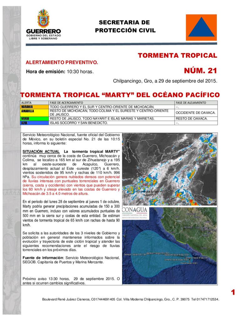 Todo Guerrero en alerta Naranja por Marty - CQFbA8aUwAMp181