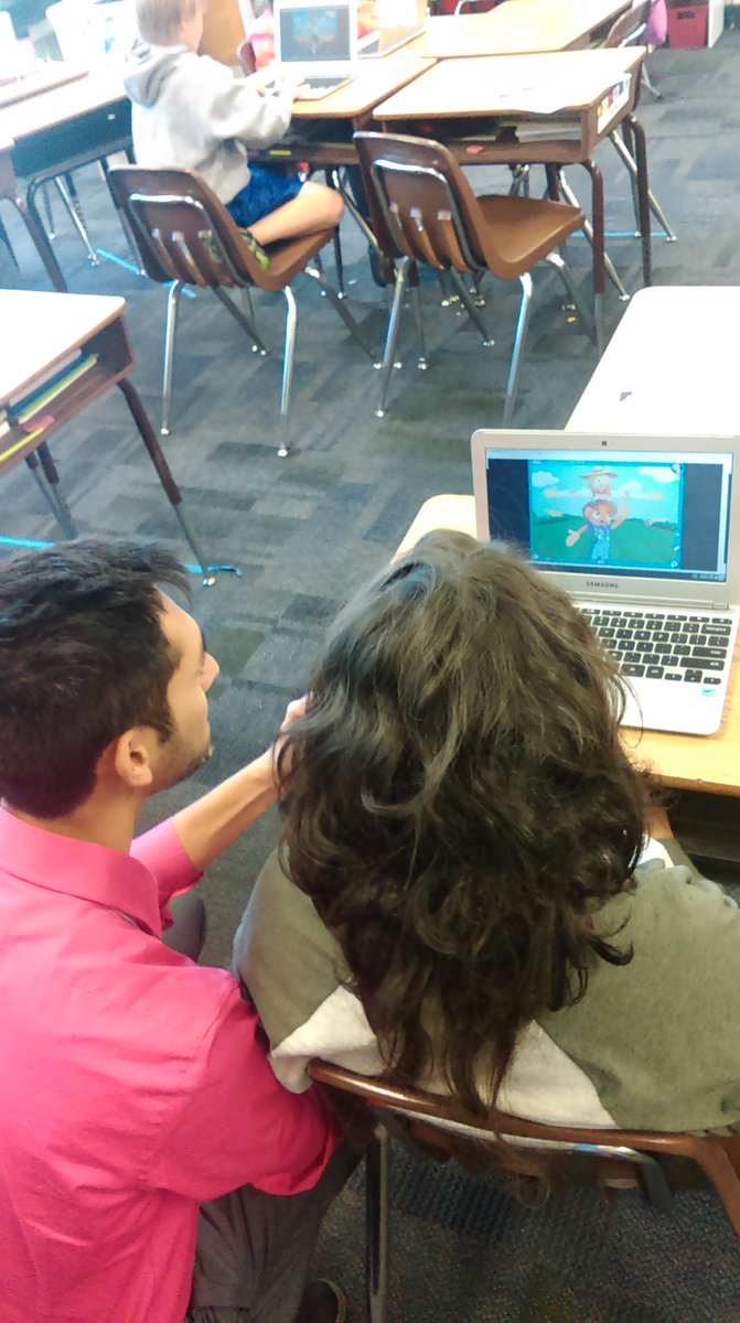 DPSinnovation's tweet photo. The team was out helping @MinnesotaMrsA and her students in the CB's #ThirdGrade #isd709 #inspire709 http://t.co/zdFRuNADdp