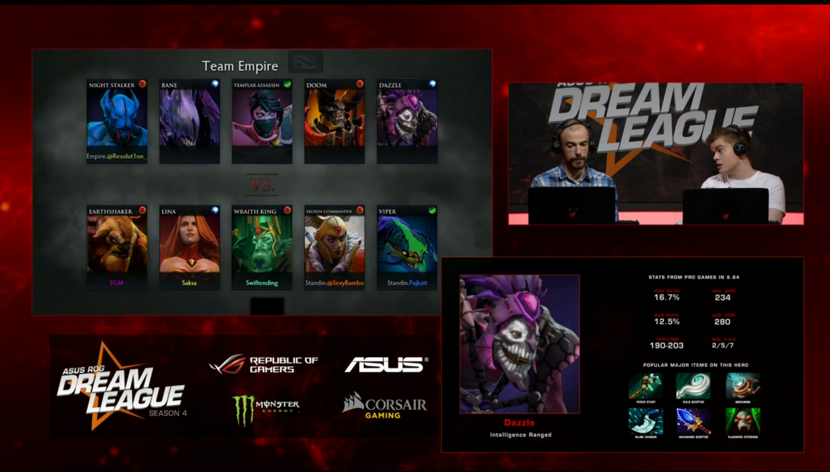 The first Draft of Season 4! <a href="/team_empire/">Team Empire</a> vs @4CloversDota -  twitch.tv/dreamleague #DreamLeague