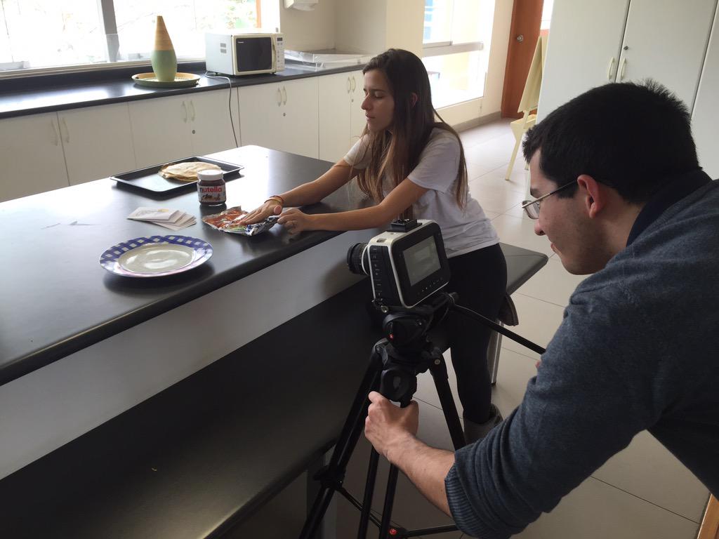 rafaellapoppe's tweet photo. Filming our first commercial! #CrepeZteam #fdrinnovators @cvtopf http://t.co/kg759psBqZ