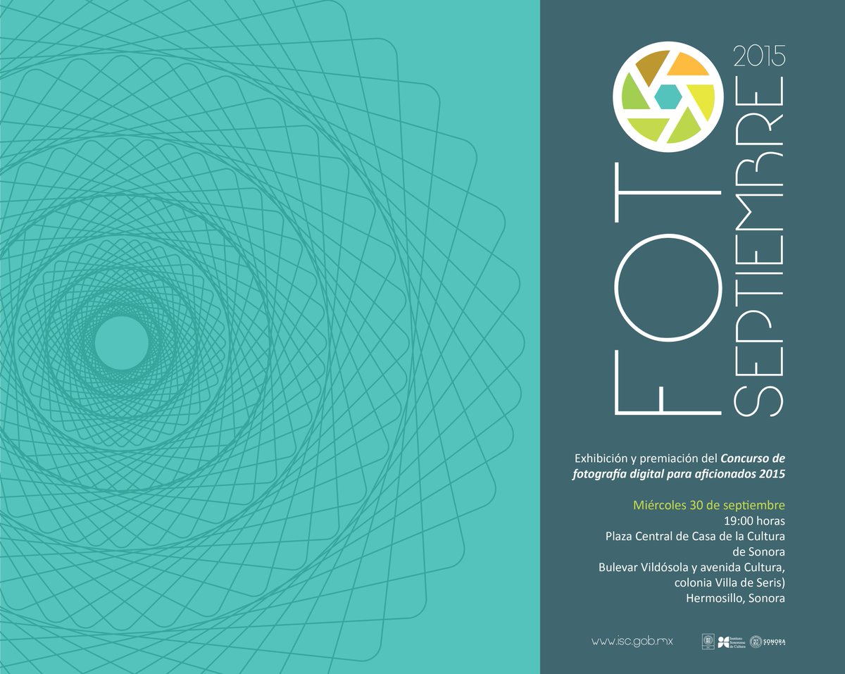 VisualesISC's tweet image. Mañana acompáñanos en el cierre del Festival Fotoseptiembre en el 11 Concurso de Fotografía Digital para Aficionados.
