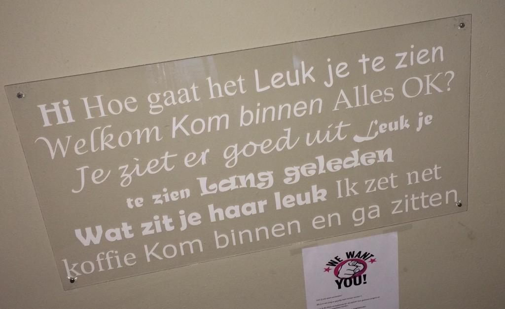 MargovdWeert's tweet photo. @Gelagkamer #gastbeleving; leuk! http://t.co/yqvvqwzdiv