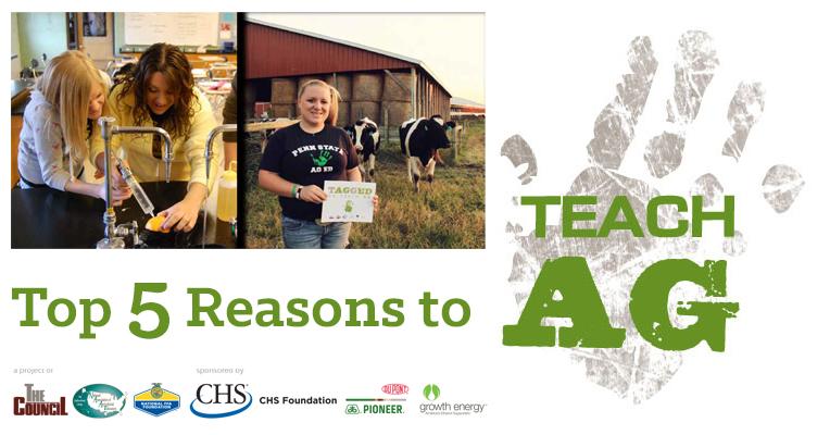 NationalFFA's tweet photo. 5 reasons to teach agriculture » http://t.co/HhlFSCH6iQ http://t.co/3cXkMpHkHy