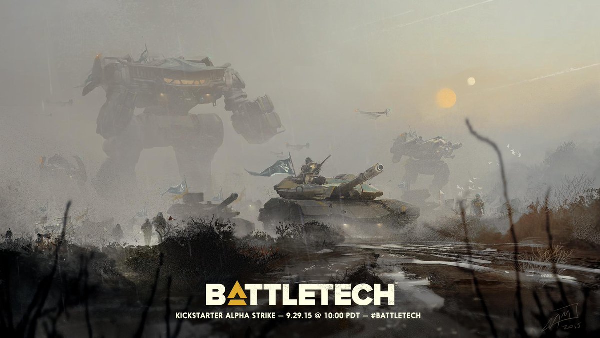 WeBeHarebrained's tweet image. #BATTLETECH Kickstarter is GO! Join the Global BattleTech Community and back us today! kickstarter.com/projects/webeh…