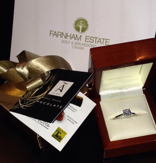 MajellaG's tweet photo. In shock @cathalbyrne1 your a dark horse... @farnhamestate  thank you for the lovely gesture #MrsByrne http://t.co/d3KMifGn81