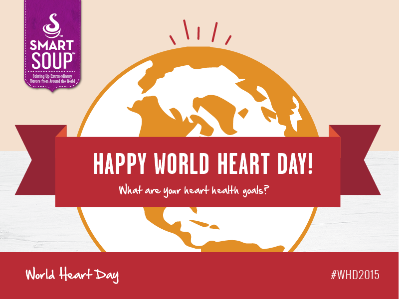 EatSmartSoup's tweet photo. Happy #WHD2015! We are celebrating healthy heart choices with @worldheartfed @american_heart #heartchoices #SmartSoup http://t.co/KNG1NJMkFZ
