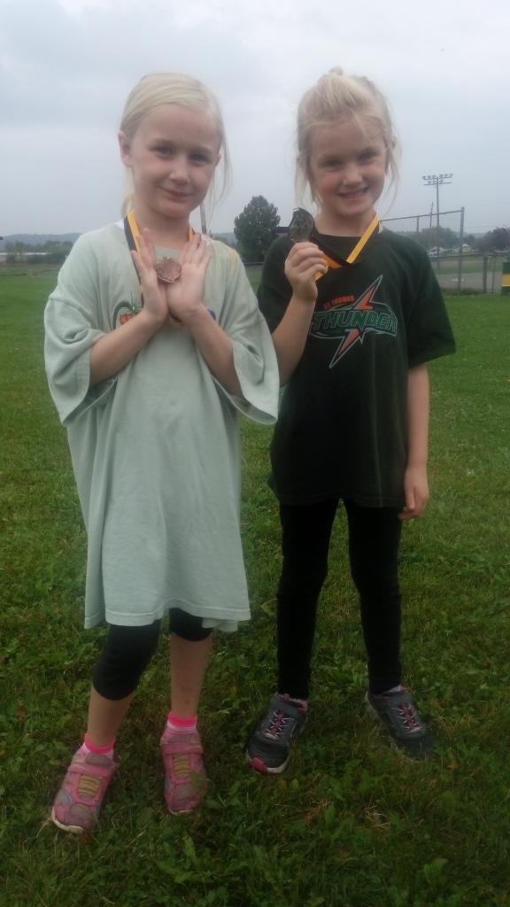 malloryorourke's tweet photo. St. Thomas grade 2 girls take 2nd and 3rd place at Renfrew Cross Country Meet! Way to go Lily and Claire! http://t.co/RcegY8yDWq