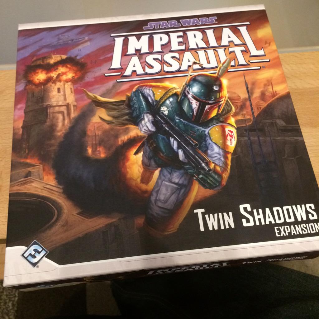 BoardgamingBlog's tweet photo. Der Nachschub für Imperial Assault ist eingetroffen. (Sebastian) #ImperialAssault #TwinShadows http://t.co/cWLuv0gL3d