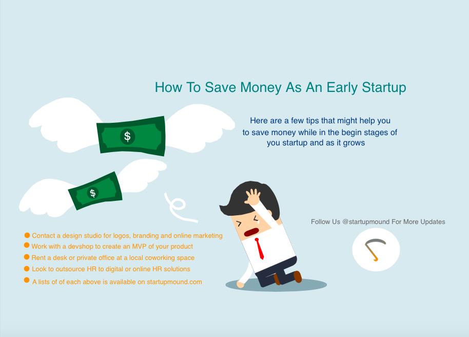 startupmound's tweet photo. Yesterday's Infographic: How To Save Money As An Early Startup. #SiliconBase #SAFE #startuplife http://t.co/UX0xEnswNf