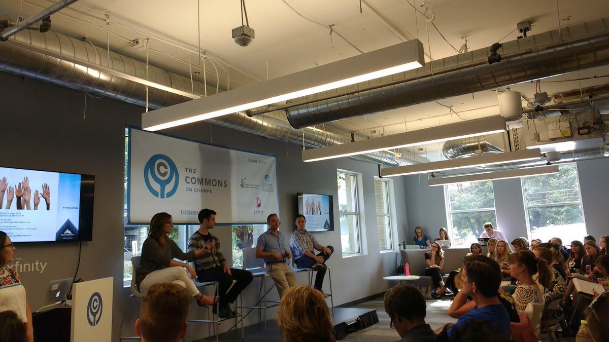 #DENStartupWeek kicked off yesterday and we headed out to learn about the trifecta of online marketing.