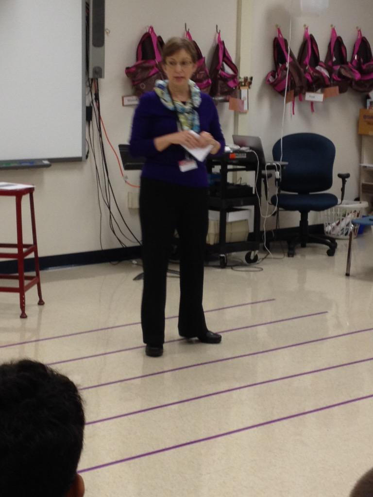 Melton5G's tweet photo. Mrs. May, from Elmhurst College, came to talk to our music classes today! #WeAre44 #Madison44 http://t.co/k6Fu5a5g8o