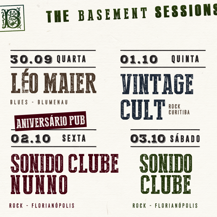 Alguém aí pediu a programação da semana? Cheers!