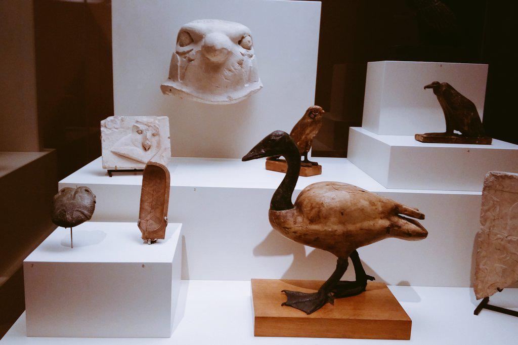 LovedBarcelona's tweet photo. Some of the pieces of the exhibit "Animals and Pharaohs" in Barcelona by @CaixaForum_CAT #animalsifaraons http://t.co/XlcpleTerZ